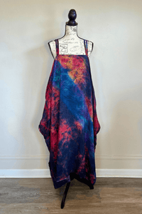 Crepe Sari Gonna Shine Maxi Dress