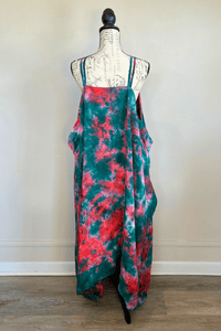 Crepe Sari Gonna Shine Maxi Dress