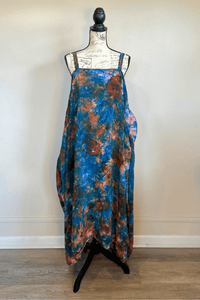 Crepe Sari Gonna Shine Maxi Dress