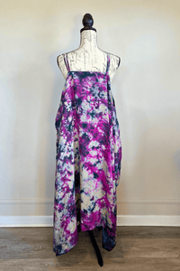Crepe Sari Gonna Shine Maxi Dress