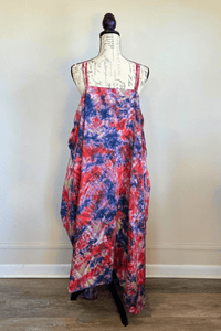 Crepe Sari Gonna Shine Maxi Dress