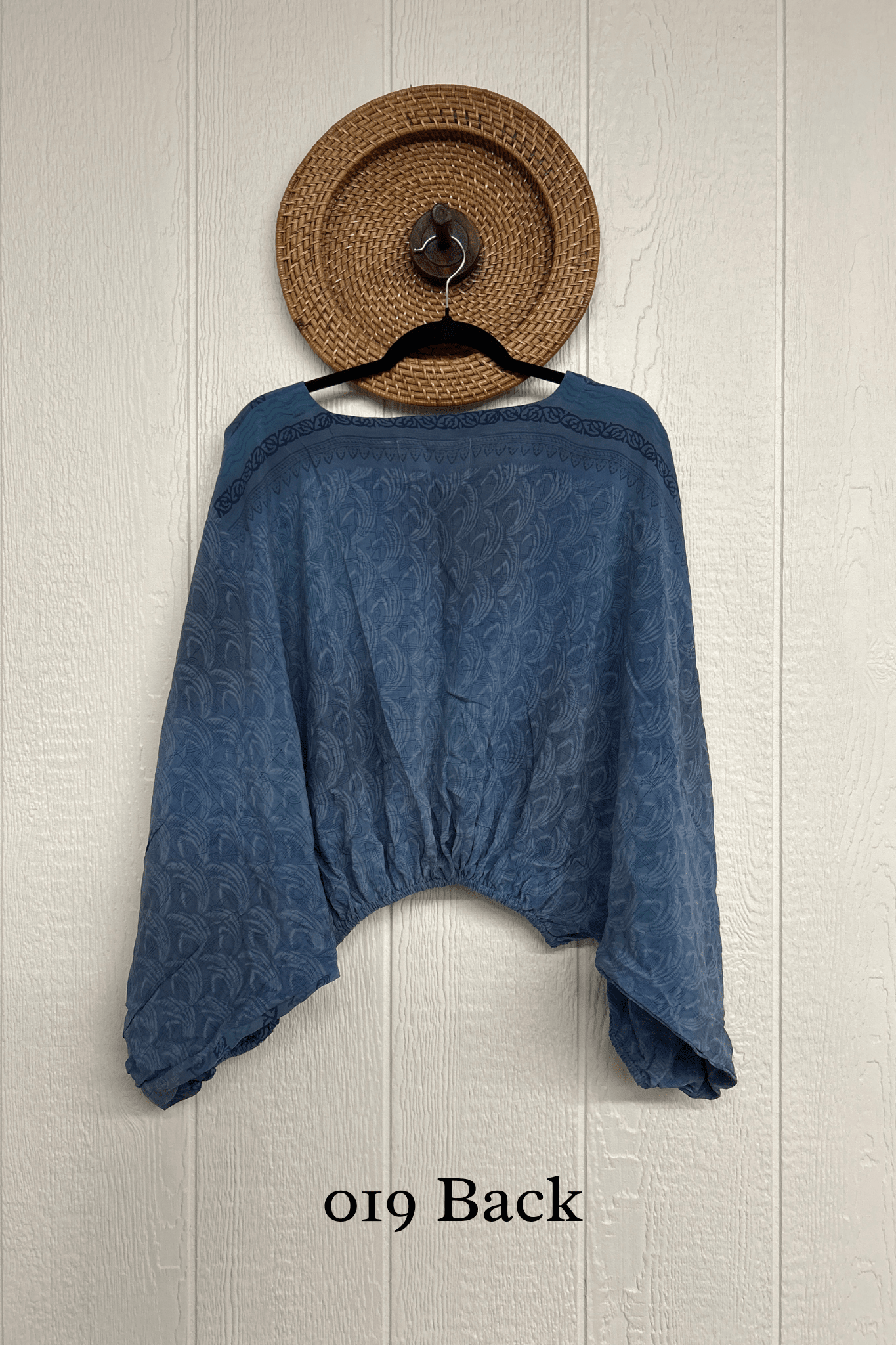 Crepe Sari Luna Crop Top