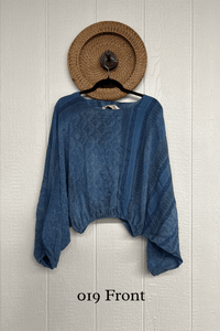 Crepe Sari Luna Crop Top
