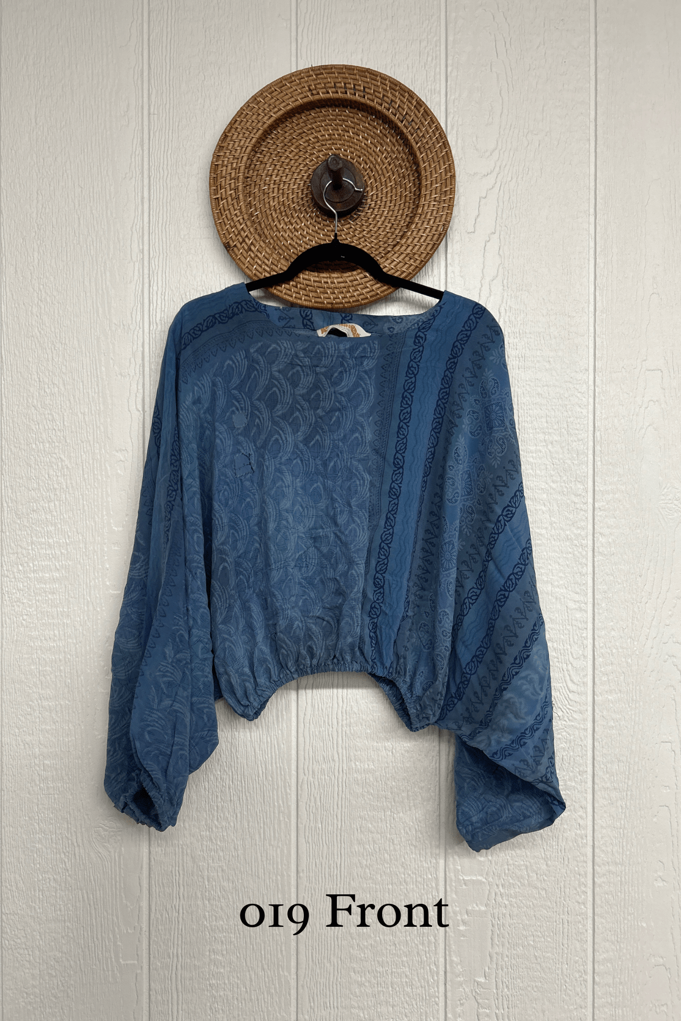 Crepe Sari Luna Crop Top