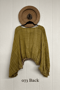 Crepe Sari Luna Crop Top
