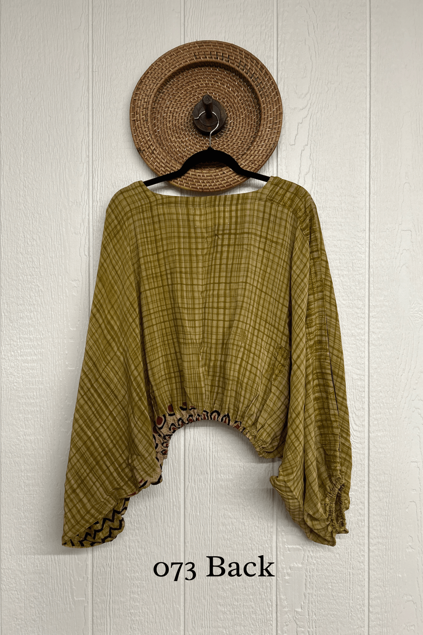 Crepe Sari Luna Crop Top