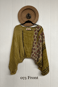 Crepe Sari Luna Crop Top