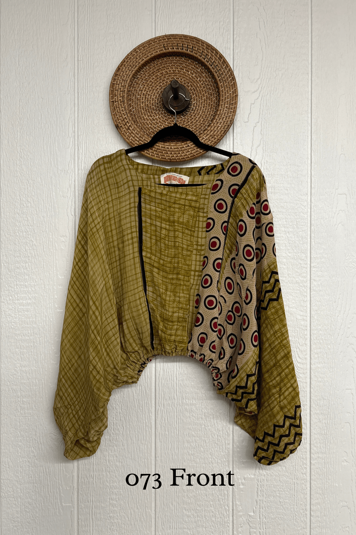 Crepe Sari Luna Crop Top
