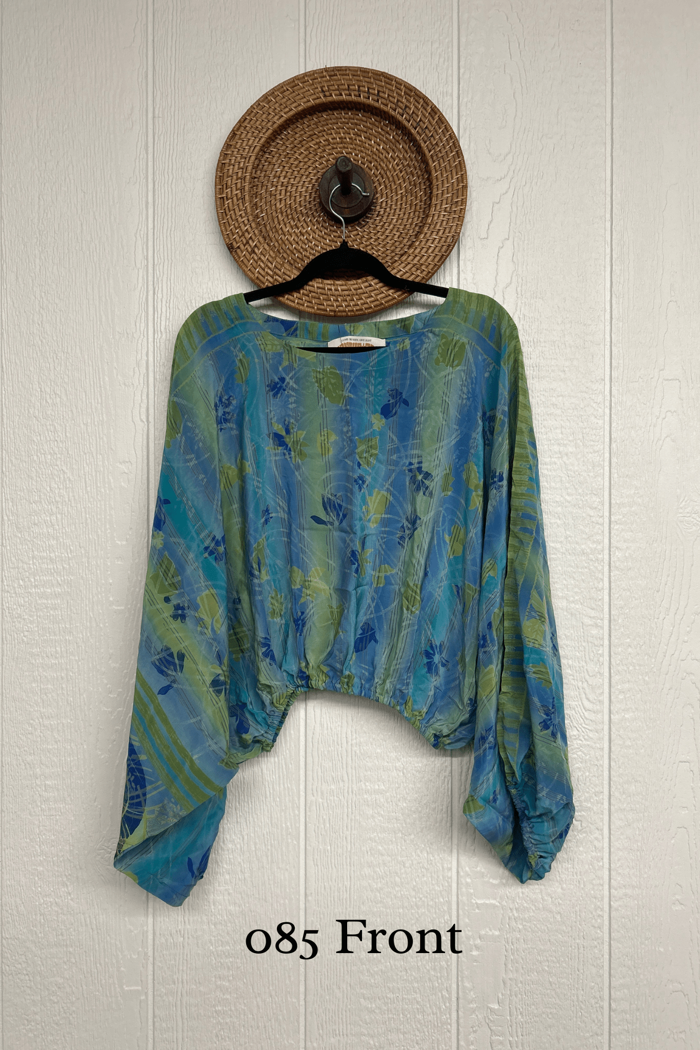 Crepe Sari Luna Crop Top