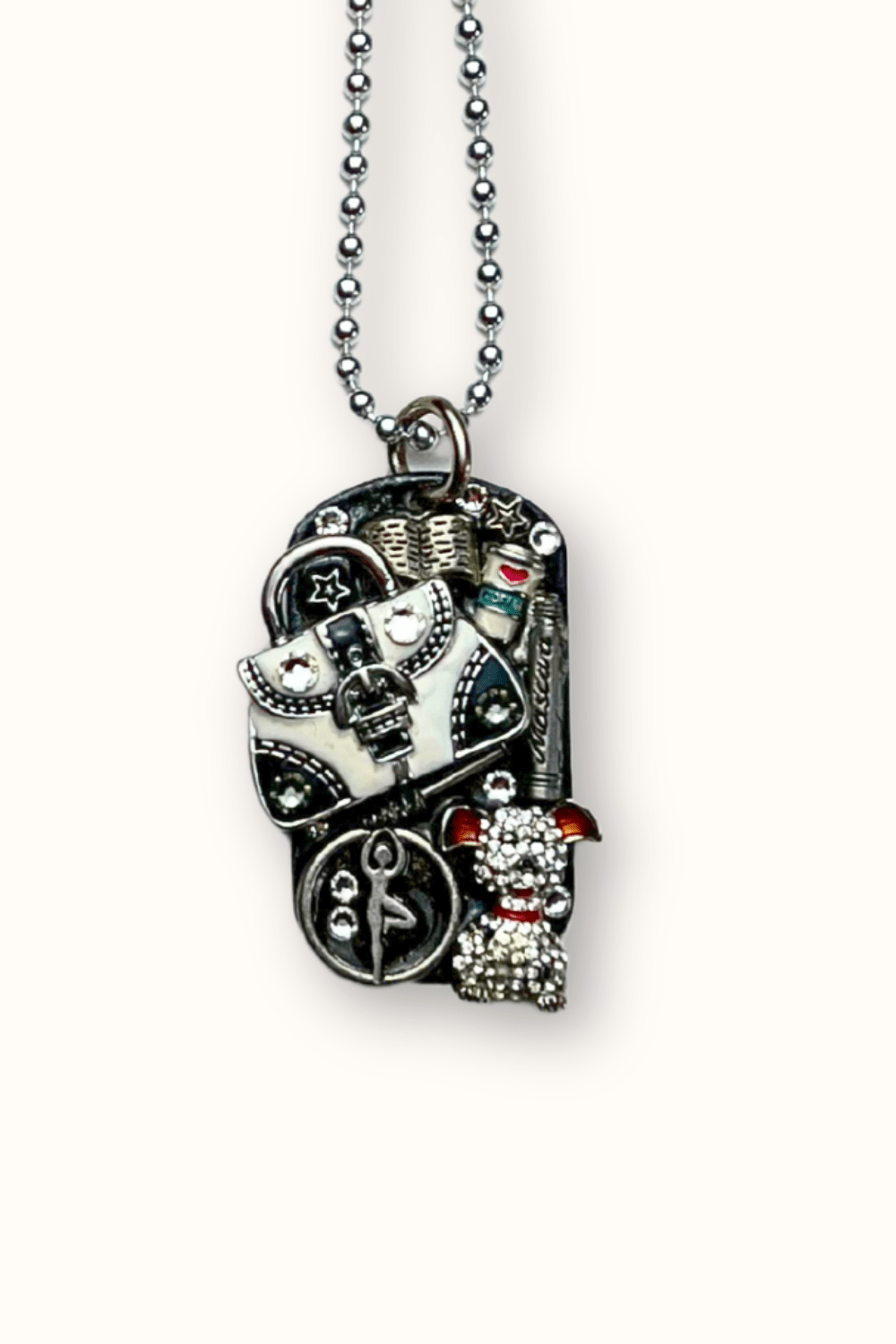 Dog & Purse Dog Tag Necklace