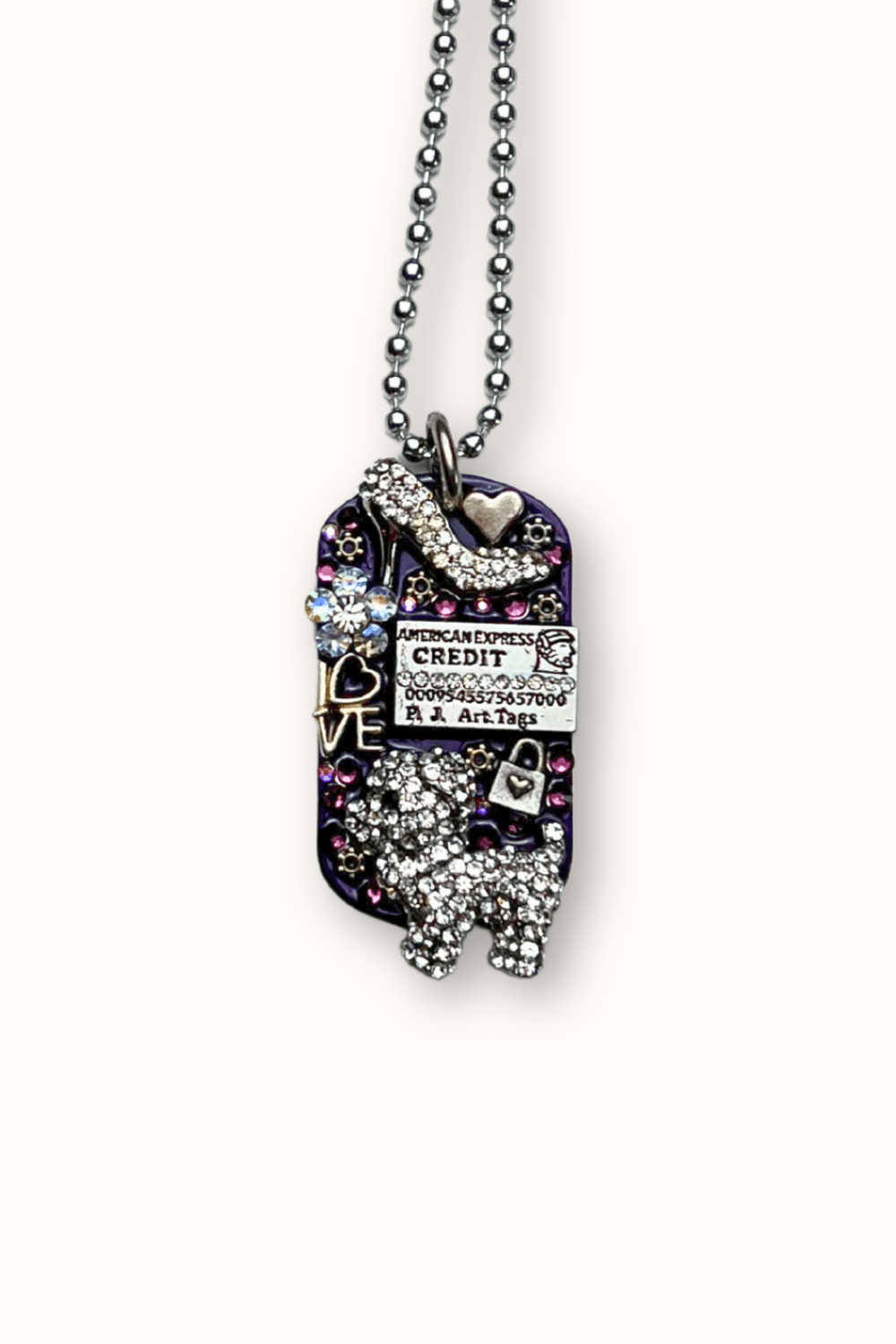 Puppy & Love Dog Tag Necklace