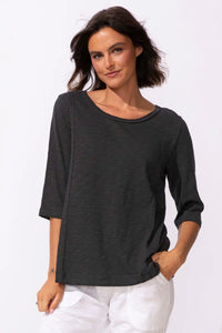 Cotton Slub Elbow Tee