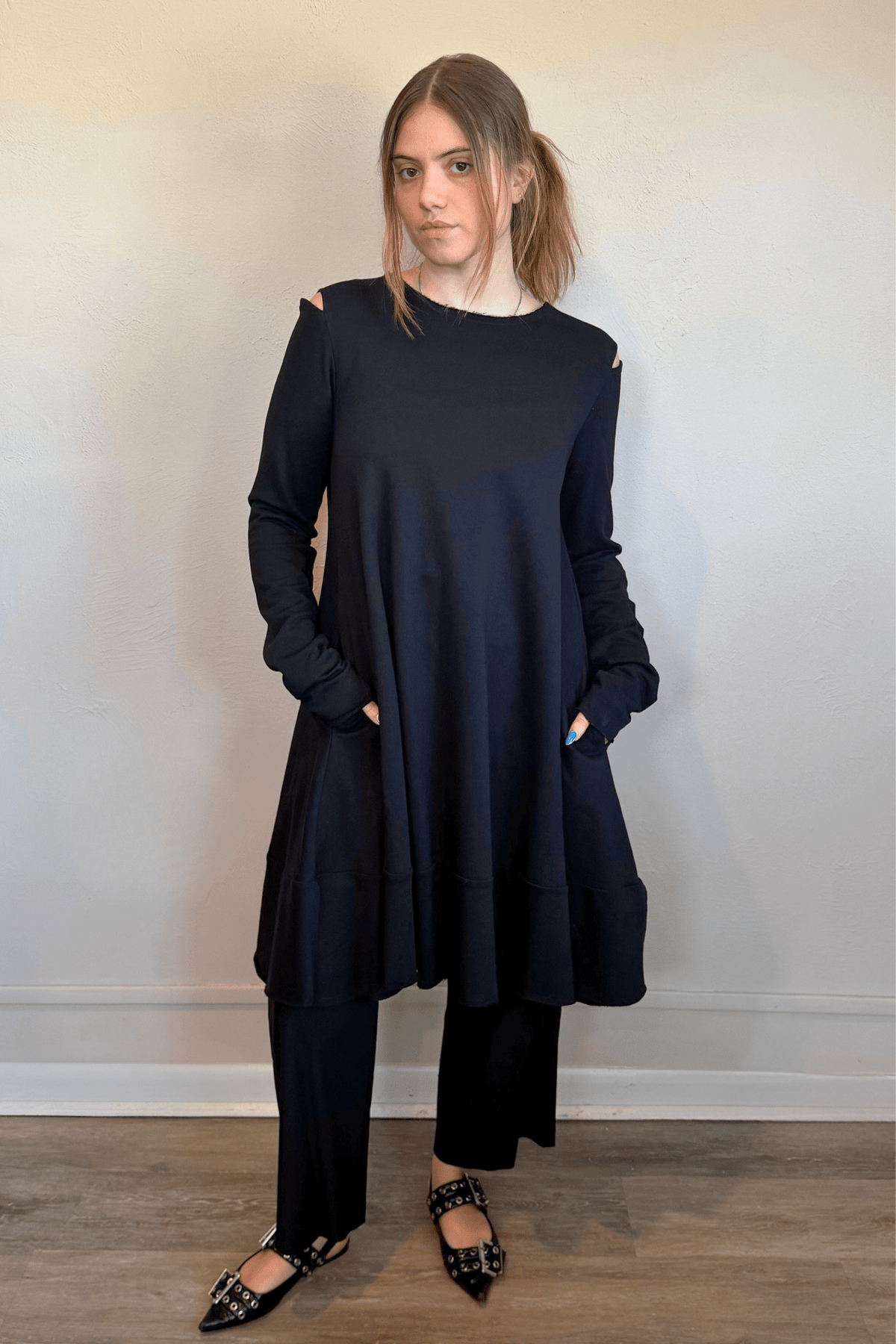 1160  Winter Terry Dress