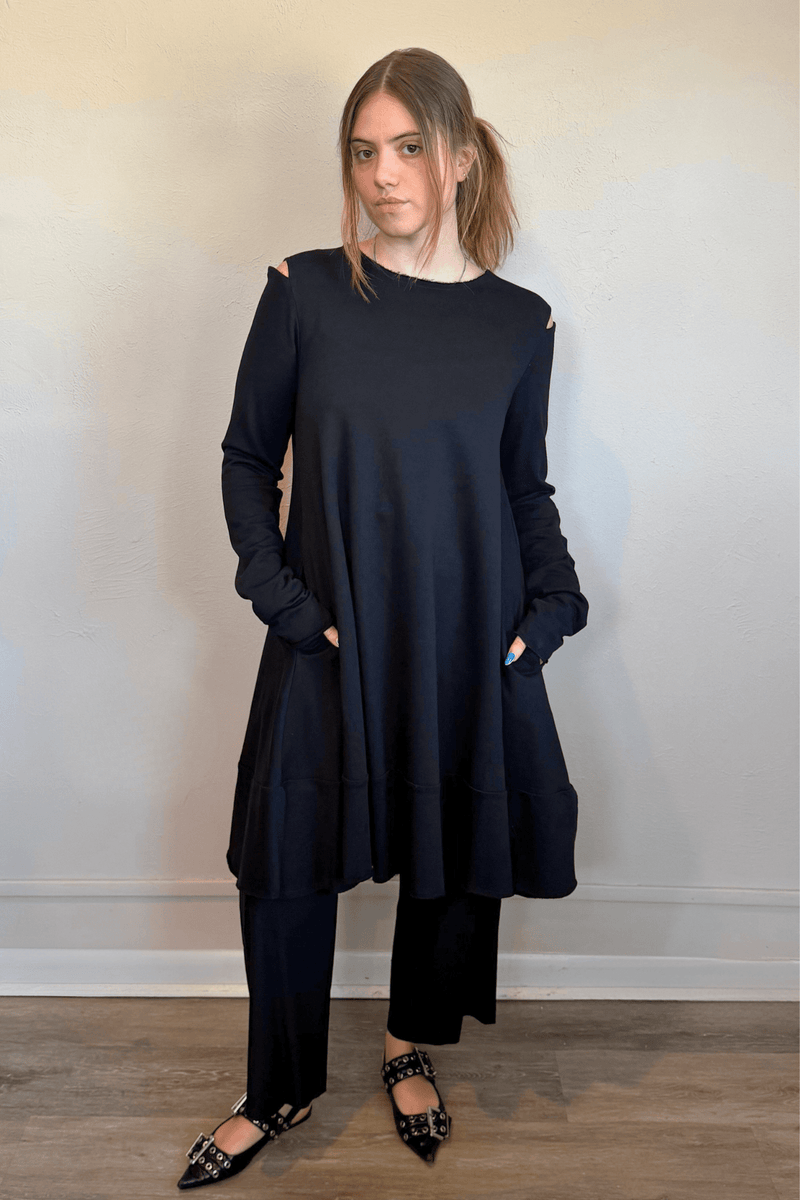 1160  Winter Terry Dress