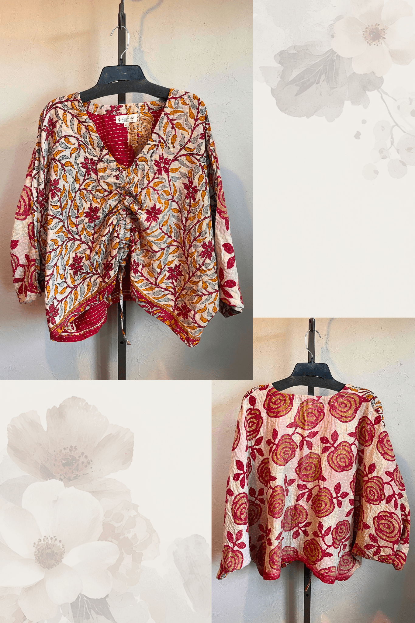 Pareo Kantha Butterfly Top