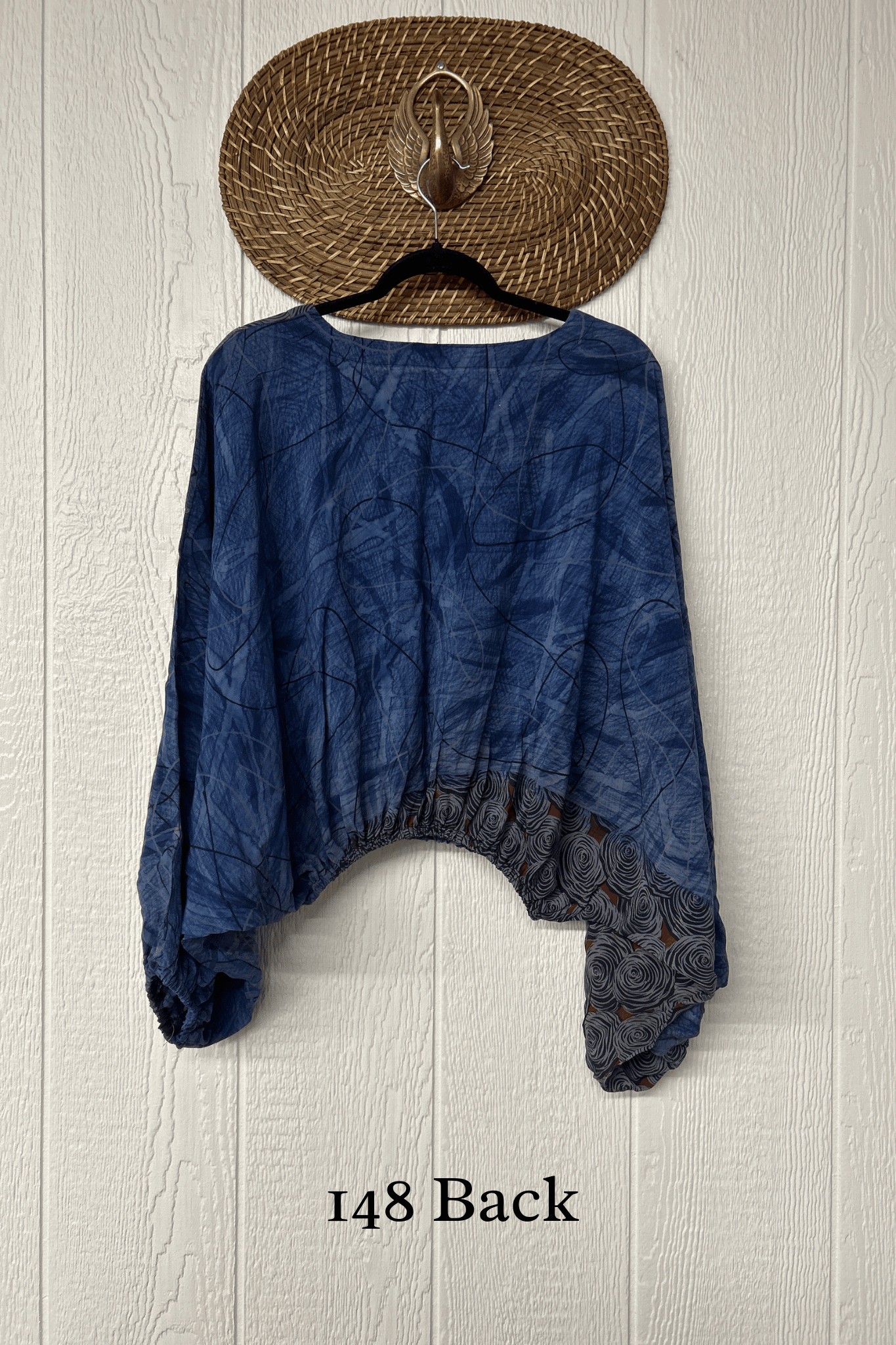 Crepe Sari Luna Crop Top