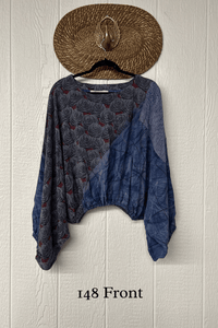 Crepe Sari Luna Crop Top