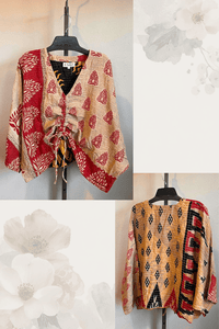 Pareo Kantha Butterfly Top