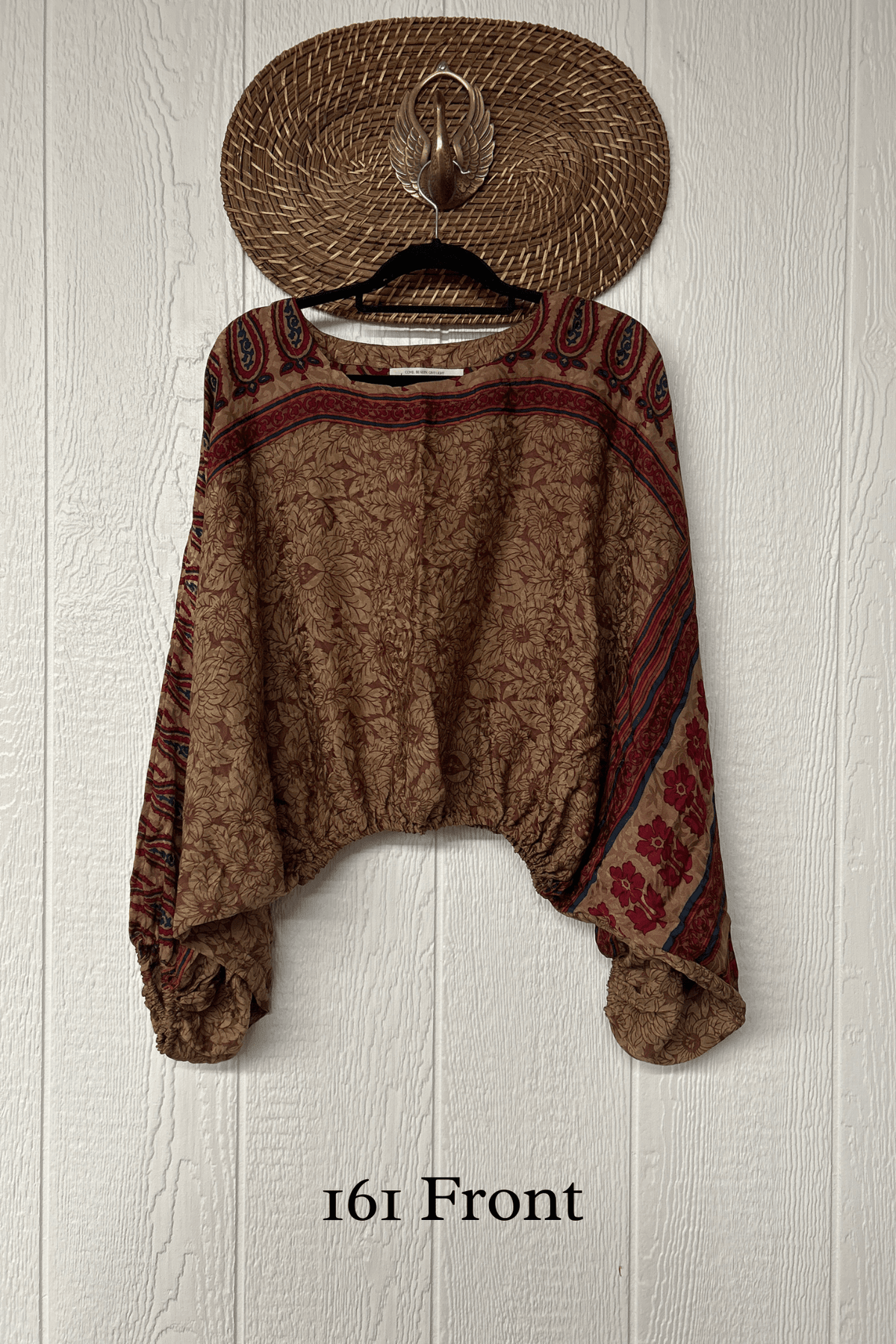 Crepe Sari Luna Crop Top