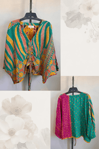 Pareo Kantha Butterfly Top