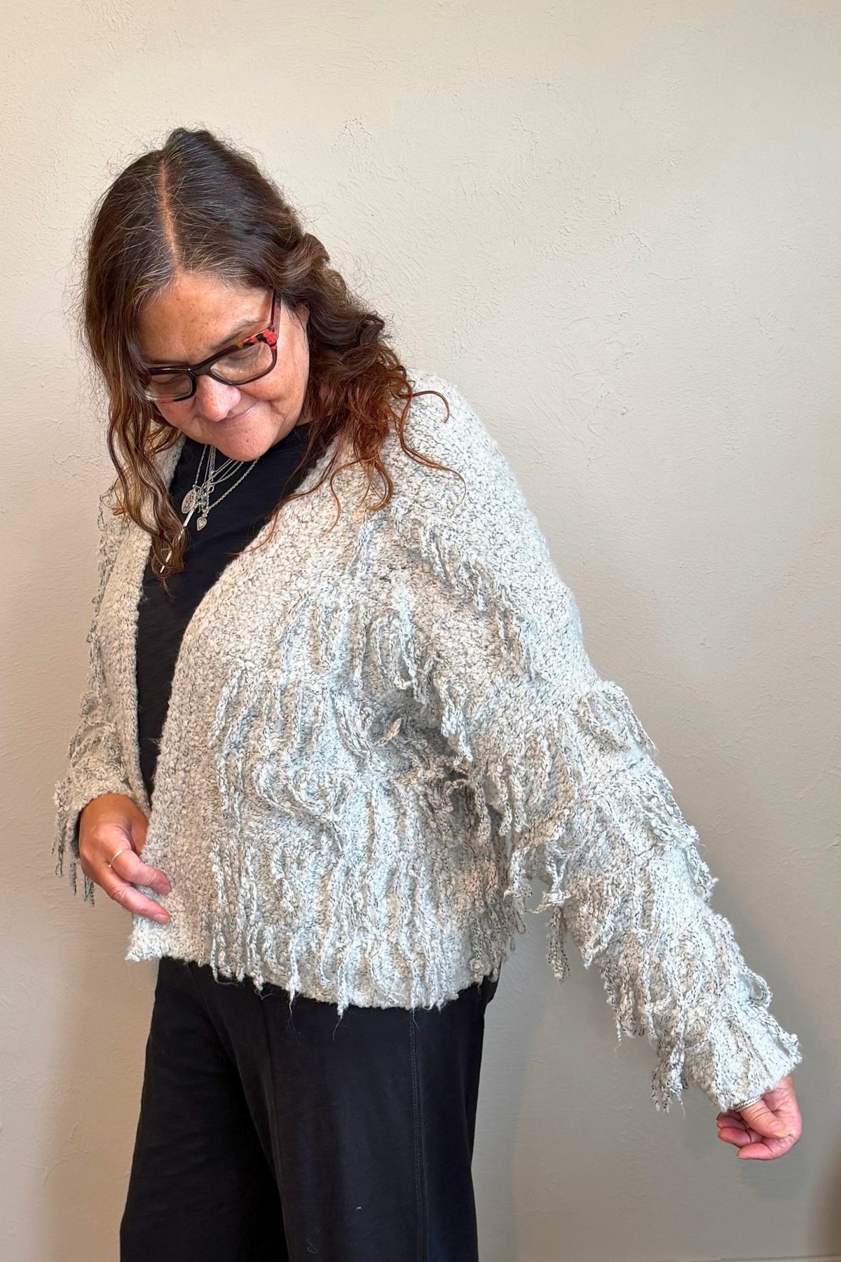 Open Short Cardi