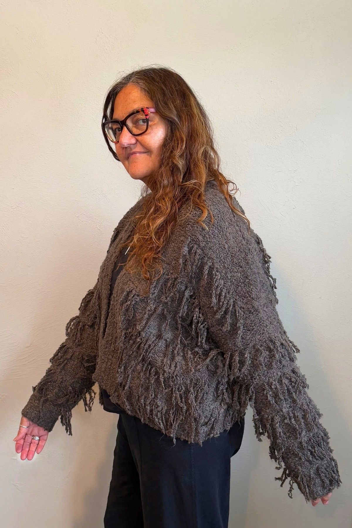 Open Short Cardi
