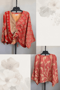 Pareo Kantha Butterfly Top