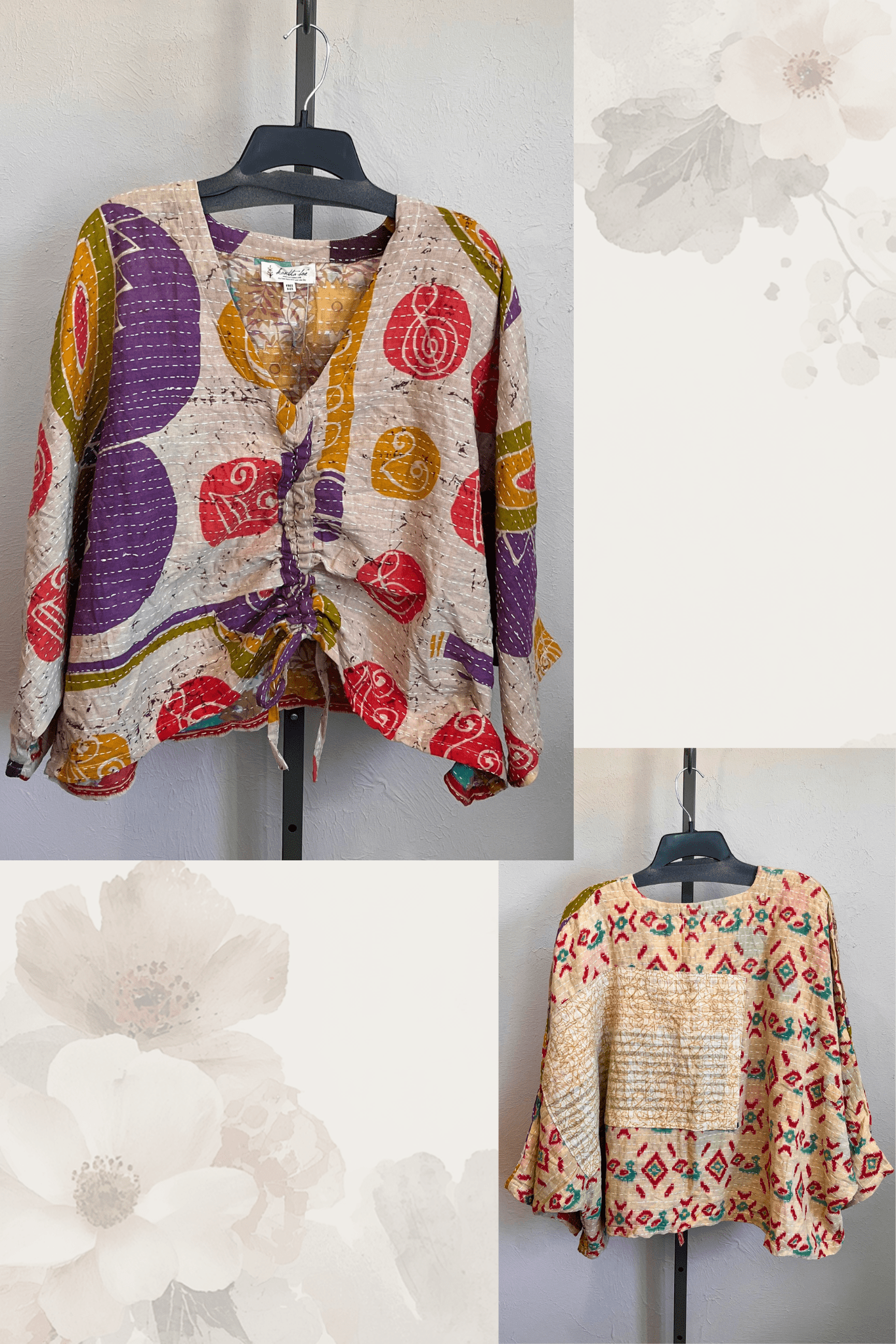 Pareo Kantha Butterfly Top