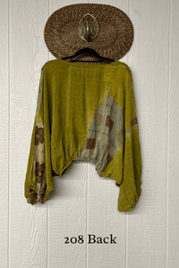 Crepe Sari Luna Crop Top