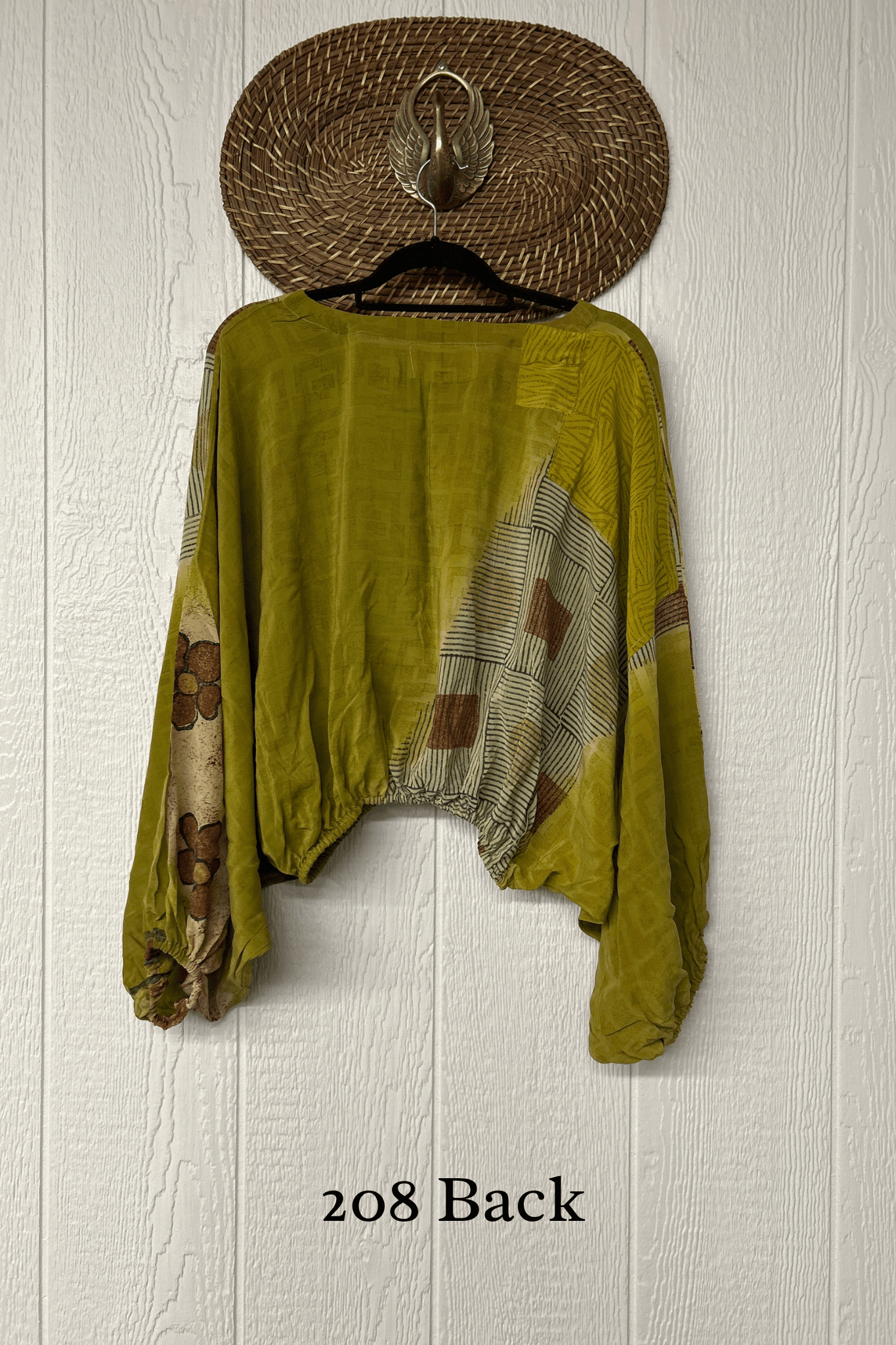 Crepe Sari Luna Crop Top