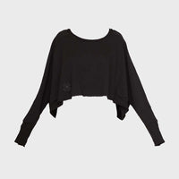 The Wide ShortShort Sweatshirt (Black)