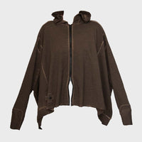 A Wide Short Jacket II (Chocolate)