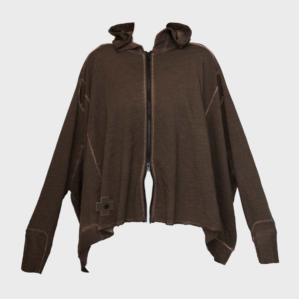 A Wide Short Jacket II (Chocolate)