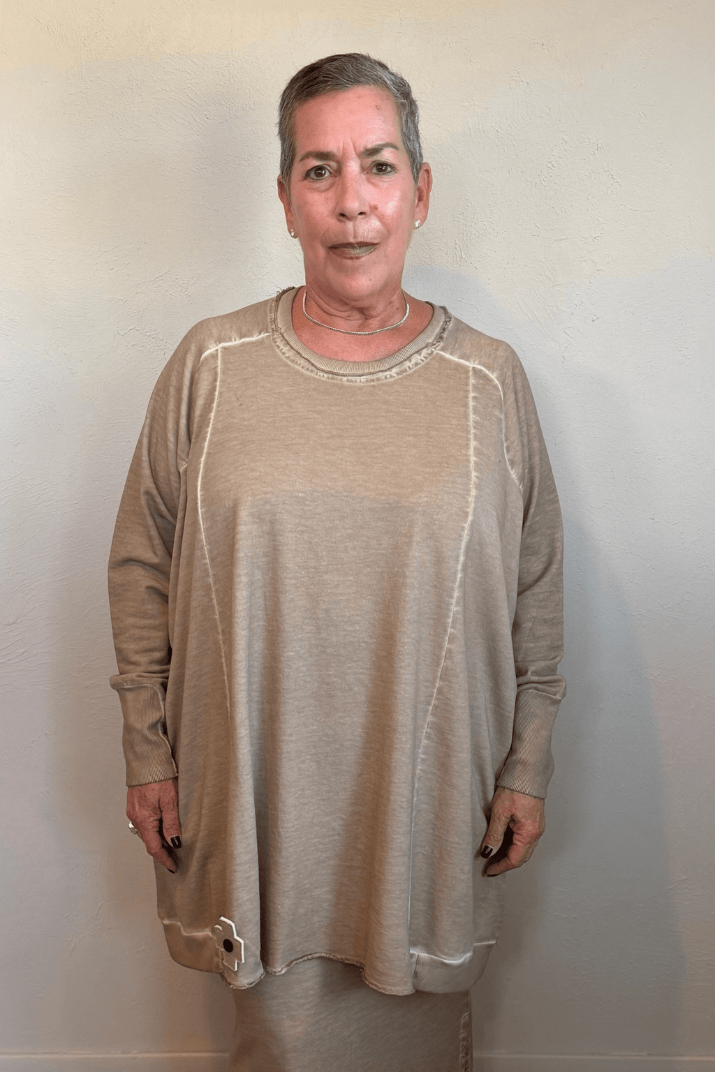 Long Sweatshirt - Desert Print