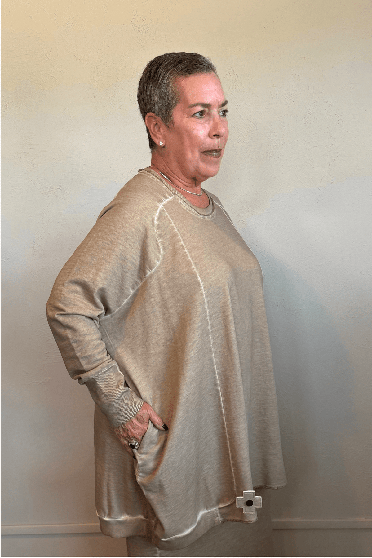 Long Sweatshirt - Desert Print