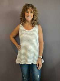 Vintage Stripe A-Line Tank