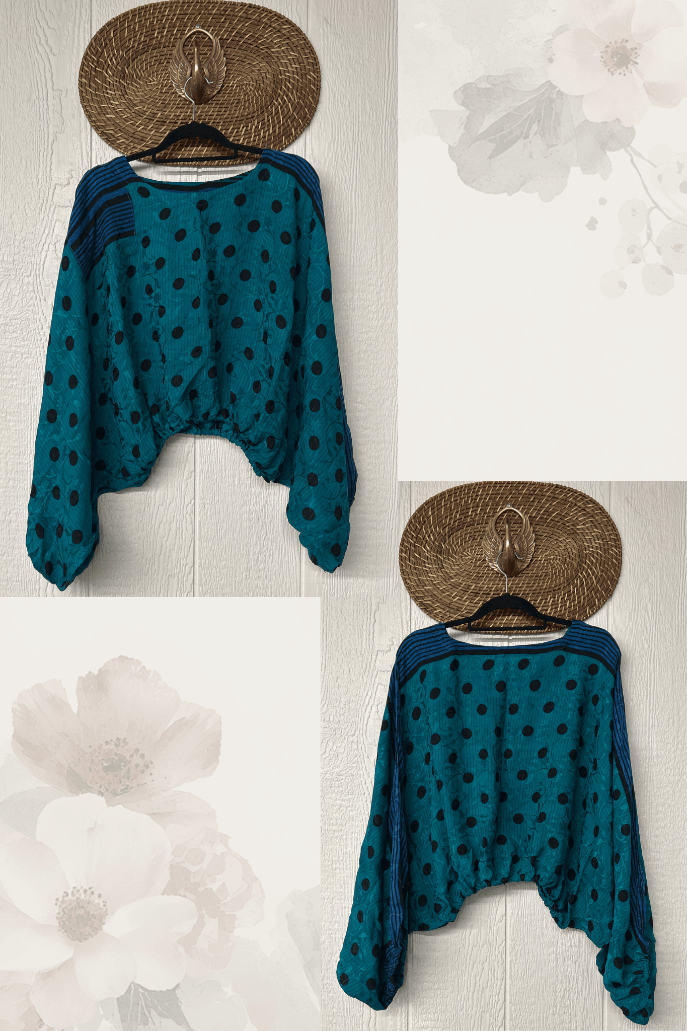 Crepe Sari Luna Crop Top