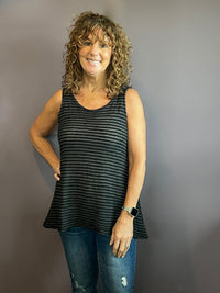 Vintage Stripe A-Line Tank