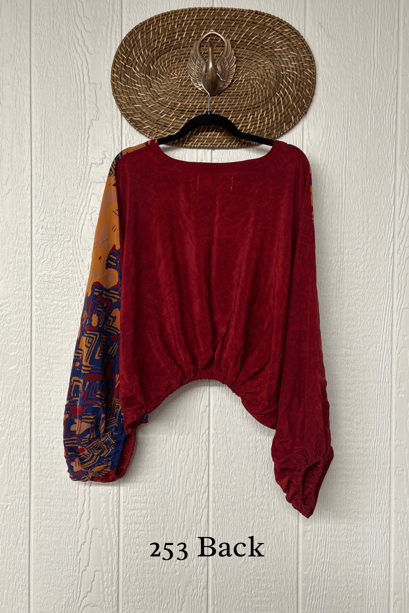 Crepe Sari Luna Crop Top