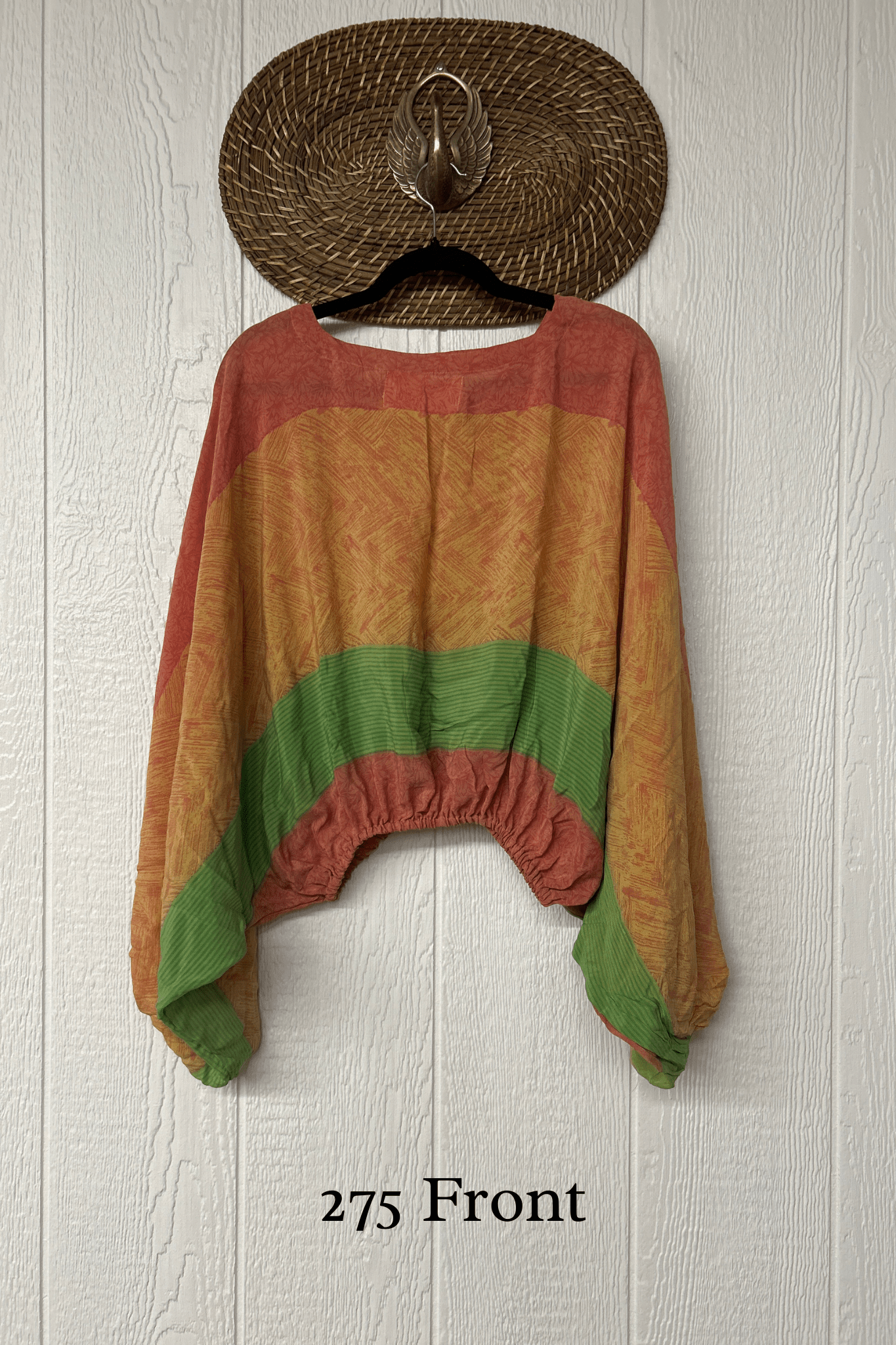 Crepe Sari Luna Crop Top