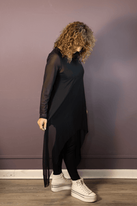 Sheer Black Mandy Top