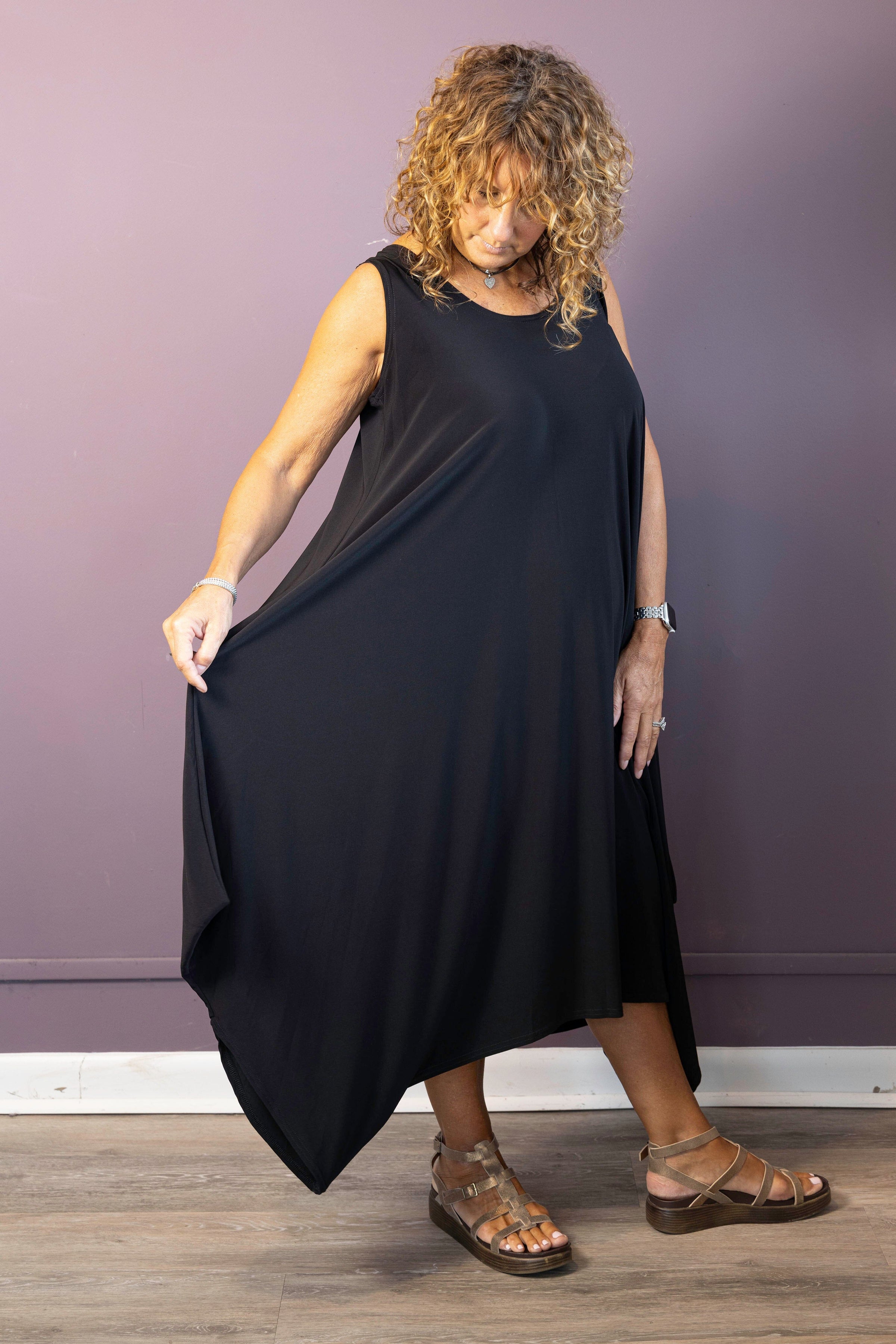 Sleeveless 2-Way Romper Dress