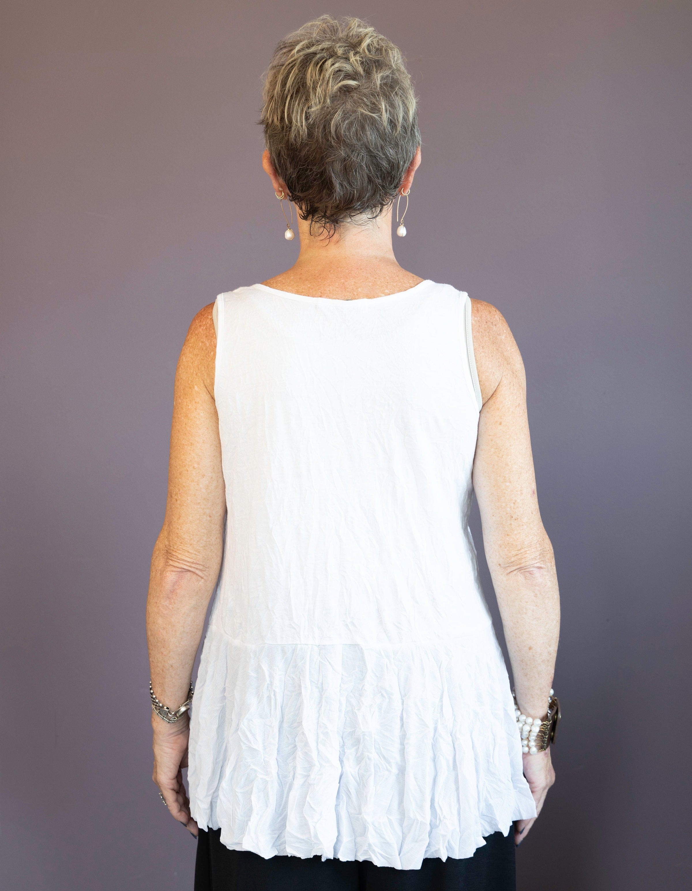 White Layering Tank - Plus Size