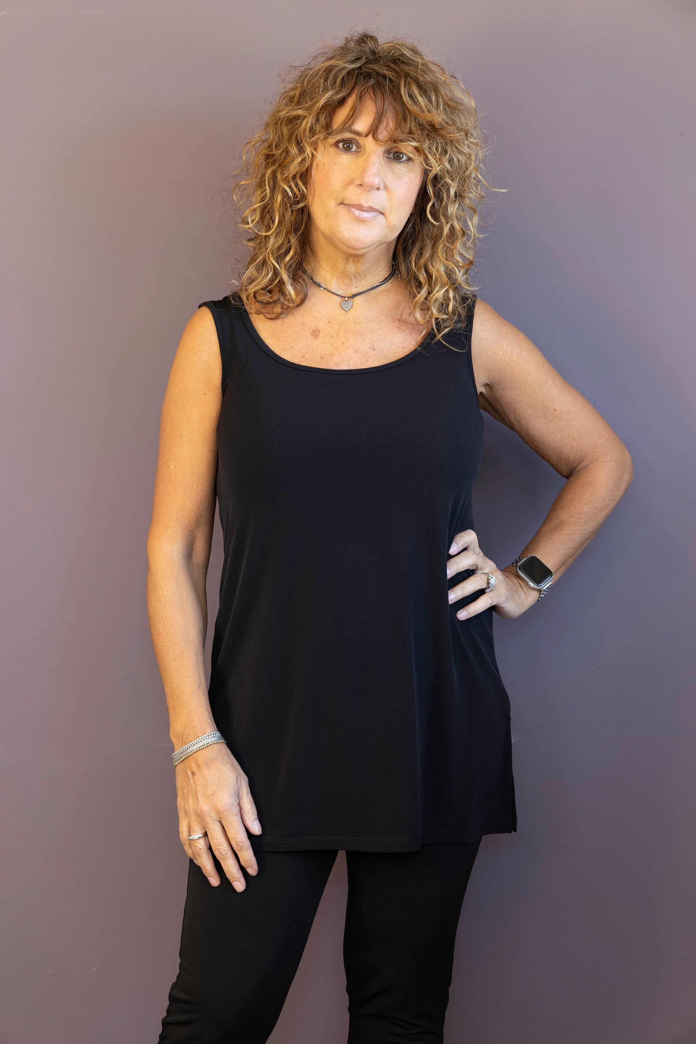PALETTE BASICS Tunic Length Tank - Plus Size