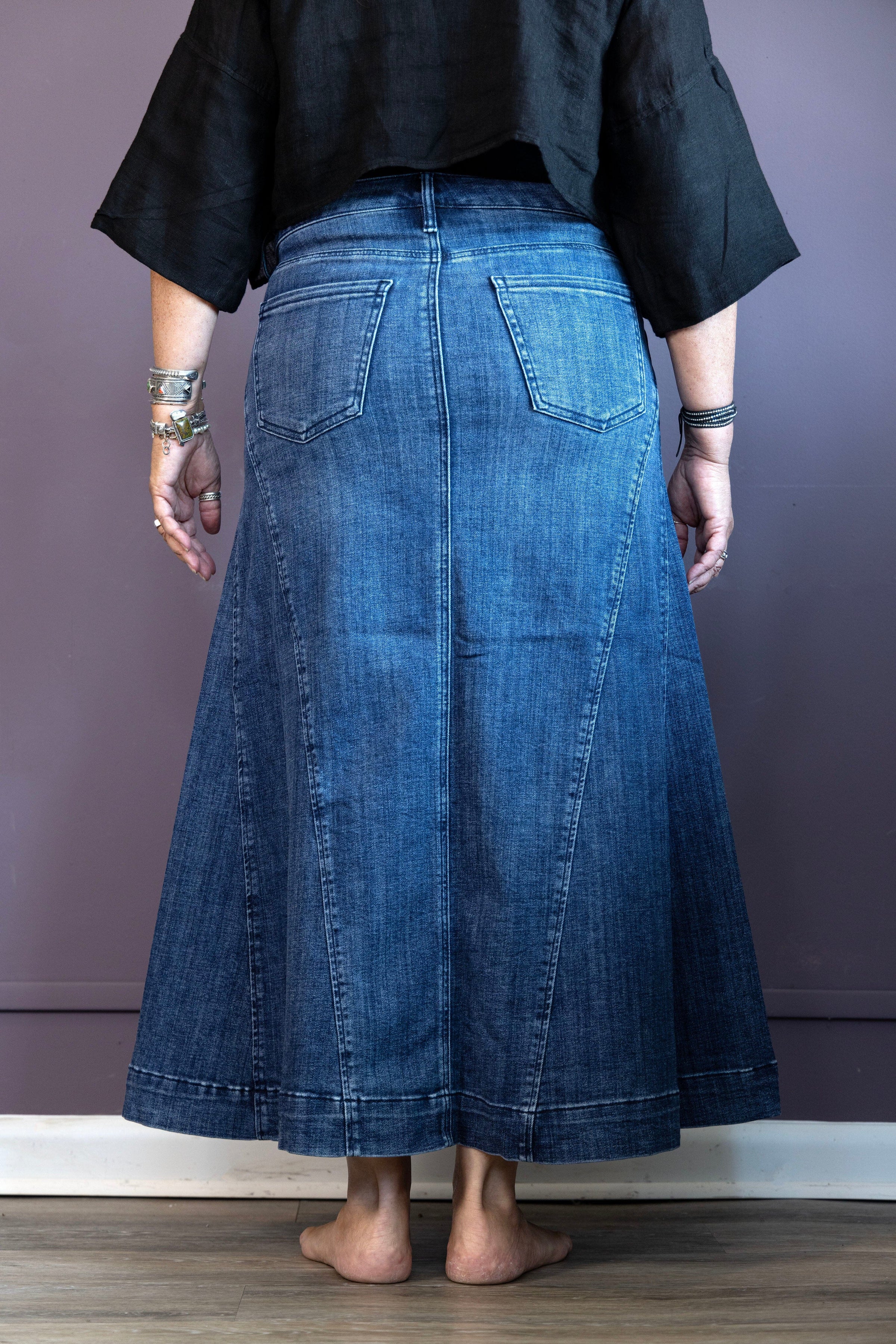 5 Pocket Mermaid Maxi Skirt (Woodward)