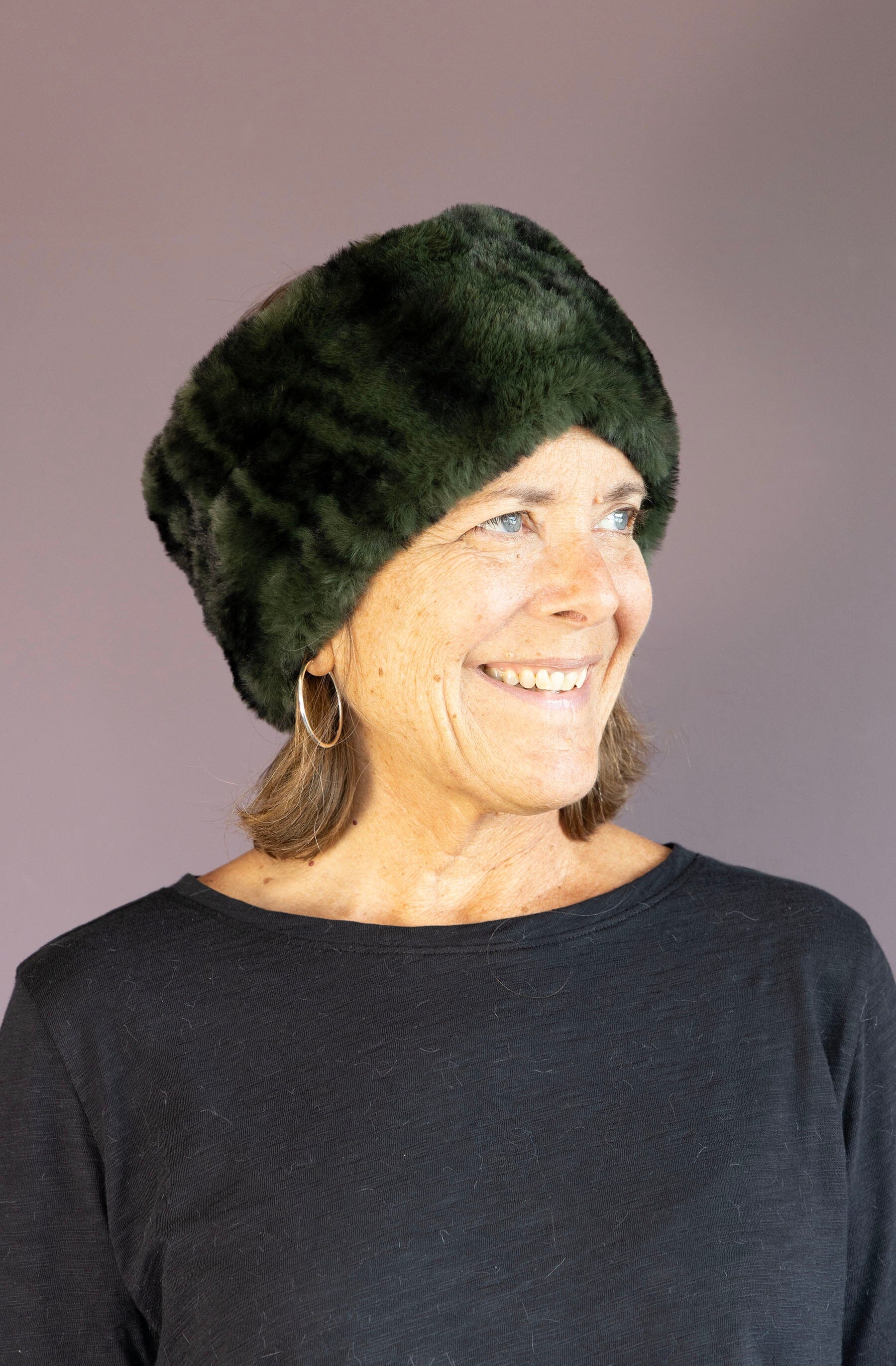 Black Pine Ear and Neck Cozy