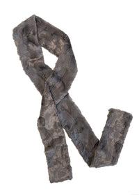Grey Skinny Scarf