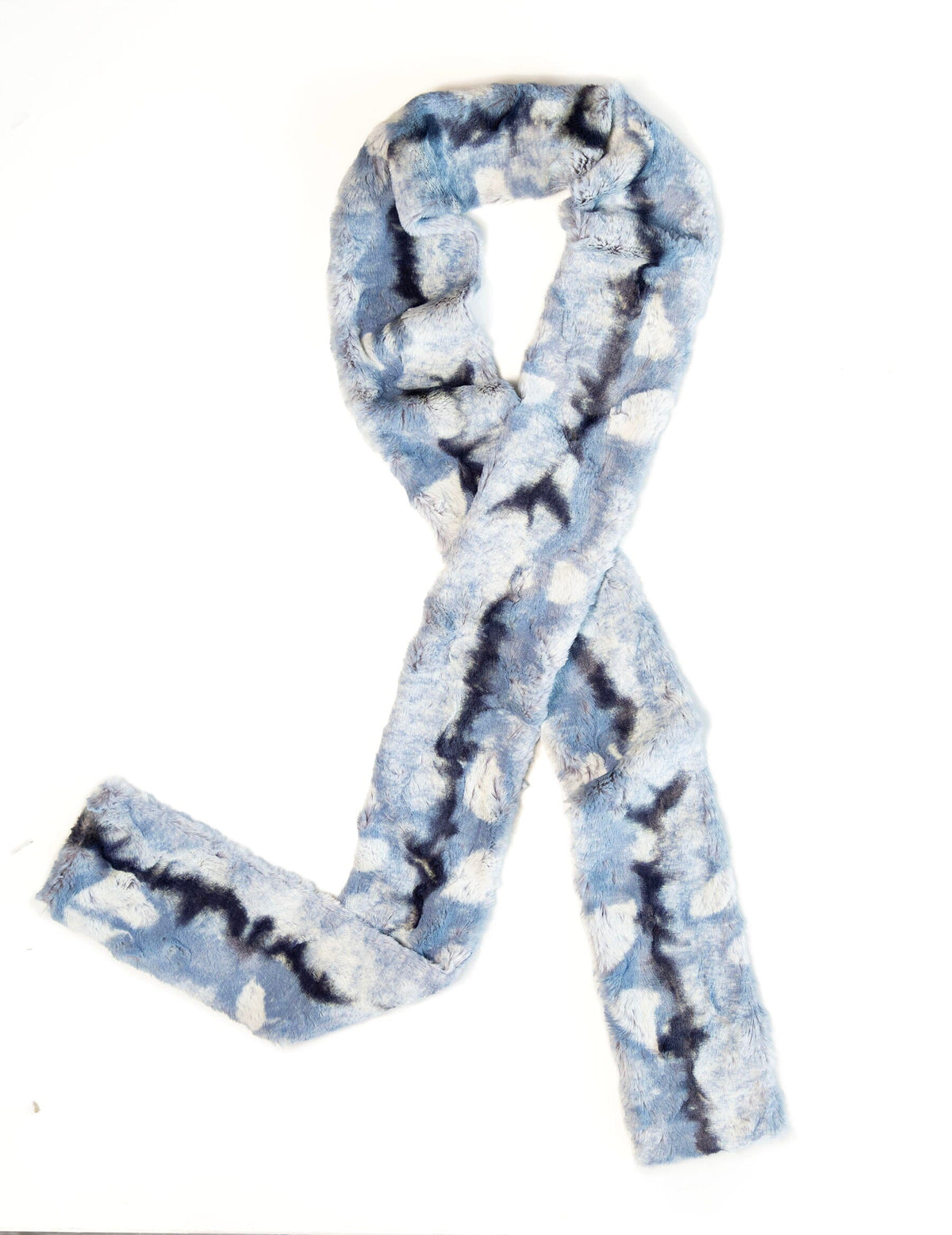 Rainer Sky Skinny Scarf