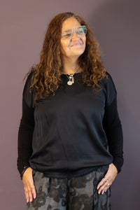 Raw Finish Viscose T Shirt