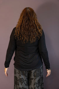 Raw Finish Viscose T Shirt